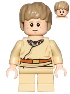 Source: BrickLink Anakin Skywalker - Short Legs, Short Tousled Hair, Belt with Pouches on Back