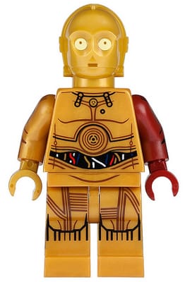 Source: BrickLink C-3PO - Dark Red Arm
