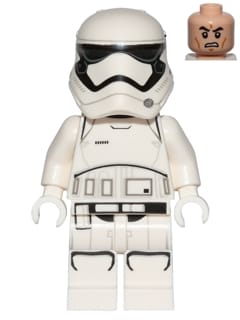 Source: BrickLink First Order Stormtrooper (Rounded Mouth Pattern)