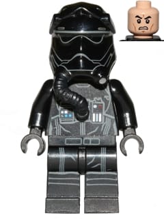Source: BrickLink First Order TIE Fighter Pilot - Two White Lines on Helmet