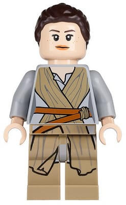 Source: BrickLink Rey - Dark Tan Tied Robe