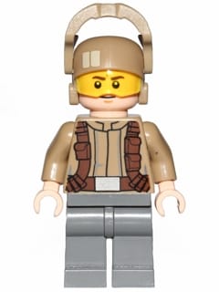 Source: BrickLink Resistance Trooper - Dark Tan Jacket, Frown, Furrowed Eyebrows