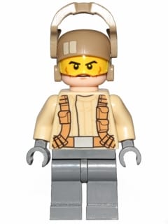 Source: BrickLink Resistance Trooper - Tan Jacket, Frown, Cheek Lines