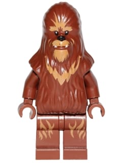 Wookiee - Reddish Brown with Dark Tan Fur, Printed Legs, Plain Arms
