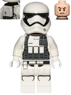 Source: BrickLink First Order Heavy Assault Stormtrooper (Rounded Mouth Pattern) - Backpack, Ammo Pouch Print