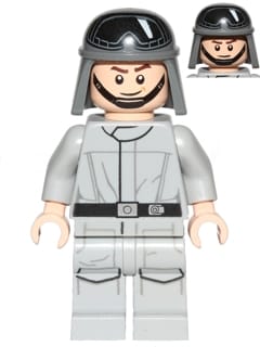 Imperial AT-ST Driver (Helmet with Printed Goggles, Light Bluish Gray Jumpsuit, Printed Legs)