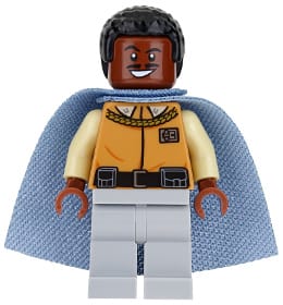 Lando Calrissian - General Insignia (Light Bluish Gray Legs)