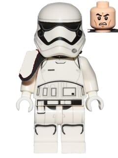 Source: BrickLink First Order Stormtrooper Squad Leader (Rounded Mouth Pattern)