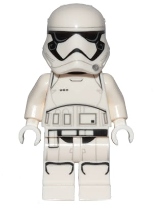 Source: BrickLink First Order Stormtrooper (Pointed Mouth Pattern)