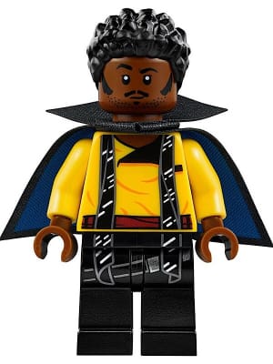 Source: BrickLink Lando Calrissian, Young (Short Cape with Collar)
