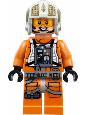 Source: BrickLink Rebel Pilot Y-wing (Jon 'Dutch' Vander, Gold Leader) - Printed Legs, Headset