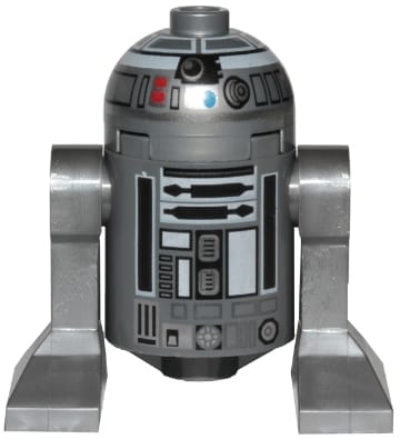 Source: BrickLink Astromech Droid, R2-Q2 (Large Red Dots)