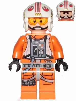 Source: BrickLink Luke Skywalker (Pilot, Printed Legs, Visor Up / Down)