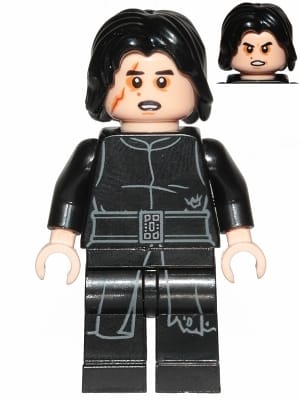 Source: BrickLink Kylo Ren (Tattered Robe, Scar)