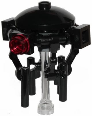 Source: BrickLink Imperial Probe Droid - Black Sensors, Single Bar Frame Octagonal