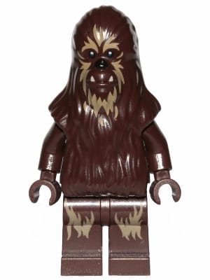 Wookiee Warrior - Dark Brown with Dark Tan Fur, Printed Legs
