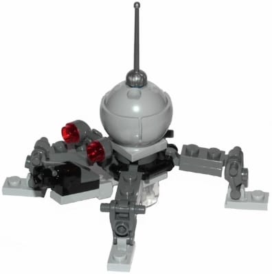 Dwarf Spider Droid - Light Bluish Gray Dome, Mini Blaster / Shooter