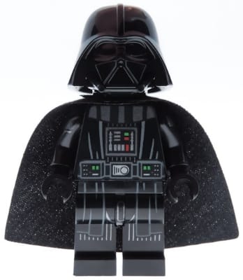 Darth Vader - Printed Arms, Traditional Starched Fabric Cape