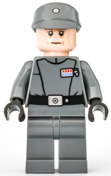 Source: BrickLink General Maximillian Veers - Officer Uniform, Imperial Officer Cap