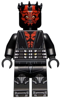 Source: BrickLink Darth Maul - Printed Legs with Silver Armor