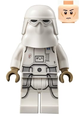 Snowtrooper Commander, Printed Legs, Dark Tan Hands