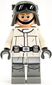 Imperial AT-ST Driver - Helmet with Molded Goggles, White Jacket (Hoth)