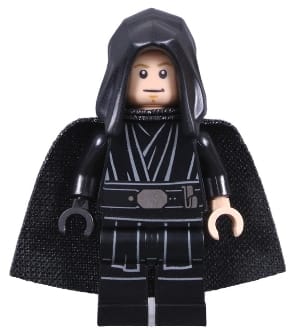 Source: BrickLink Luke Skywalker, Jedi Master (Black Hood and Cape)