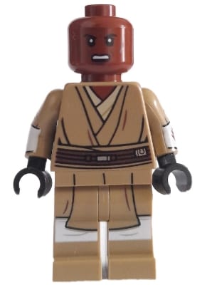 Mace Windu (Dark Tan Legs, Open Mouth, Printed Arms)