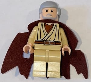 Source: BrickLink Obi-Wan Kenobi - Old, Tattered Cape (Watch 9001925)