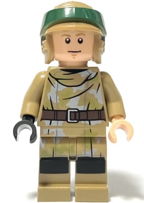 Source: BrickLink Luke Skywalker - Dark Tan Endor Outfit, Helmet