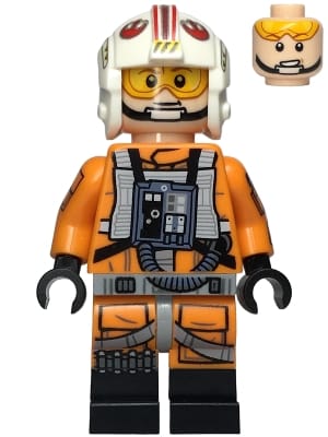 Source: BrickLink Luke Skywalker - Pilot Suit, Printed Arms, Black Boots