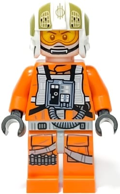 Source: BrickLink Rebel Pilot Y-wing (Jon 'Dutch' Vander, Gold Leader) - Printed Legs