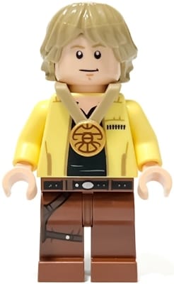 Source: BrickLink Luke Skywalker - Celebration, Bright Light Yellow Jacket