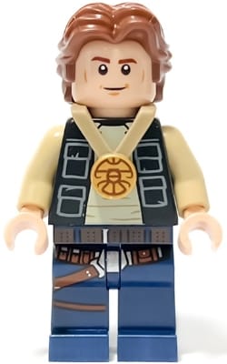 Source: BrickLink Han Solo - Celebration, Wavy Hair