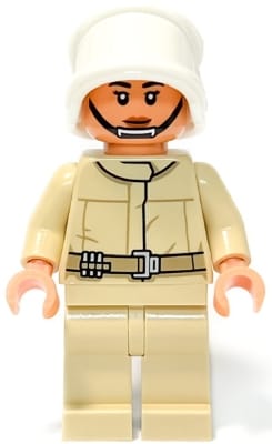 Source: BrickLink Rebel Crew - Female, Nougat Head