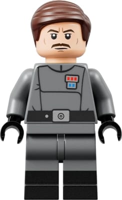 Admiral Wullf Yularen - Dark Bluish Gray Uniform, Dark Brown Hair