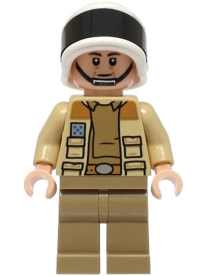 Source: BrickLink Captain Antilles - Dark Tan Shirt, Large Rank Badge