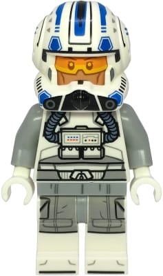 Clone Trooper Pilot Captain Jag (Phase 2) - Light Bluish Gray Arms