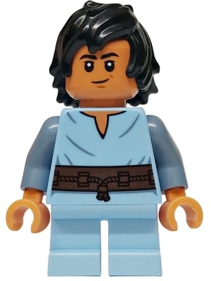 Boba Fett, Young - Bright Light Blue Shirt