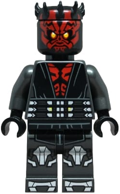 Darth Maul - Printed Legs with Silver Armor, Eyes without Black Pupils