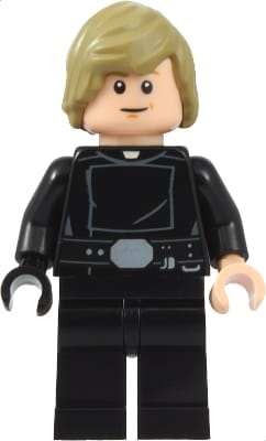 Luke Skywalker - Jedi, Hair with Side Part, Smile with Crease / Frown