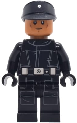 Imperial Shuttle Pilot - Medium Nougat Head, Imperial Officer Cap