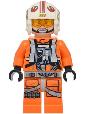 Source: BrickLink Luke Skywalker - SMART Minifigure, Pilot Suit