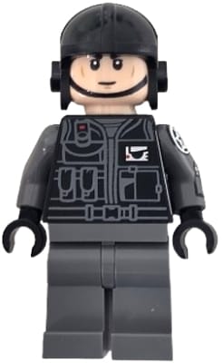 Imperial Shuttle Pilot - Light Nougat Head, Black Aviator Cap