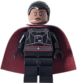 Moff Gideon - Cape, Medium Brown Head