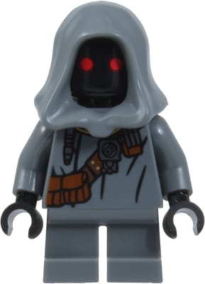 Jawa - Dark Bluish Gray Offworld Outfit, Strap with Pouches, Necklace and Pendants (Elder)