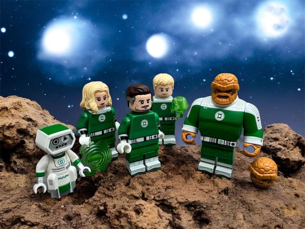 Fantastic four (Limited Variant) (Abnormal x Tracyminifigs) – H.E.R.B.I.E. - Green
