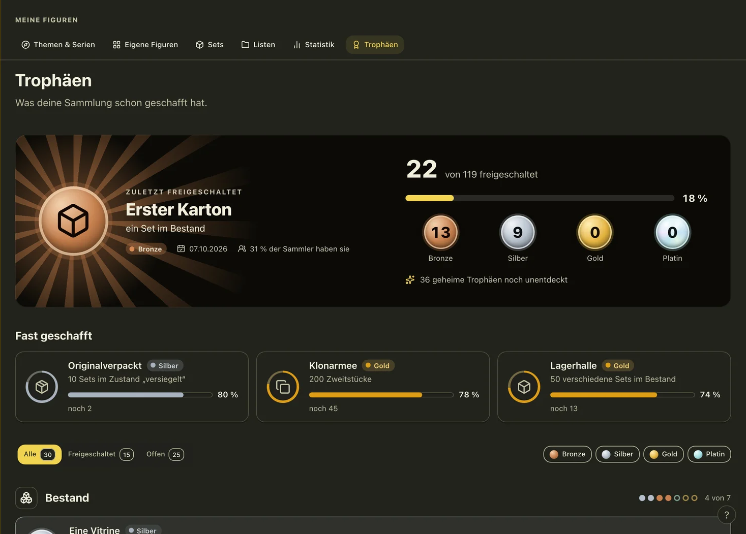 The new trophy page