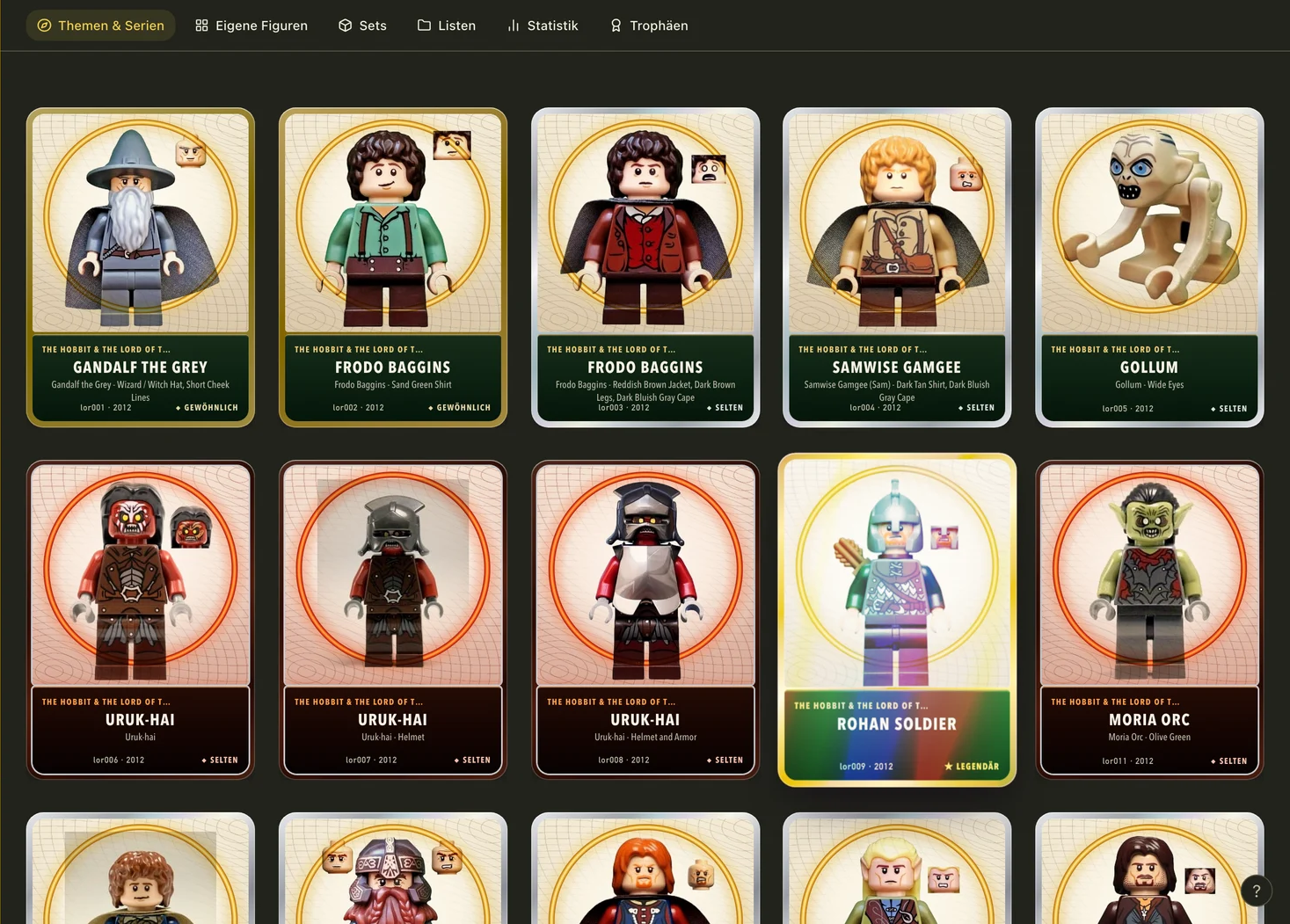 Cards of the Middle-earth edition